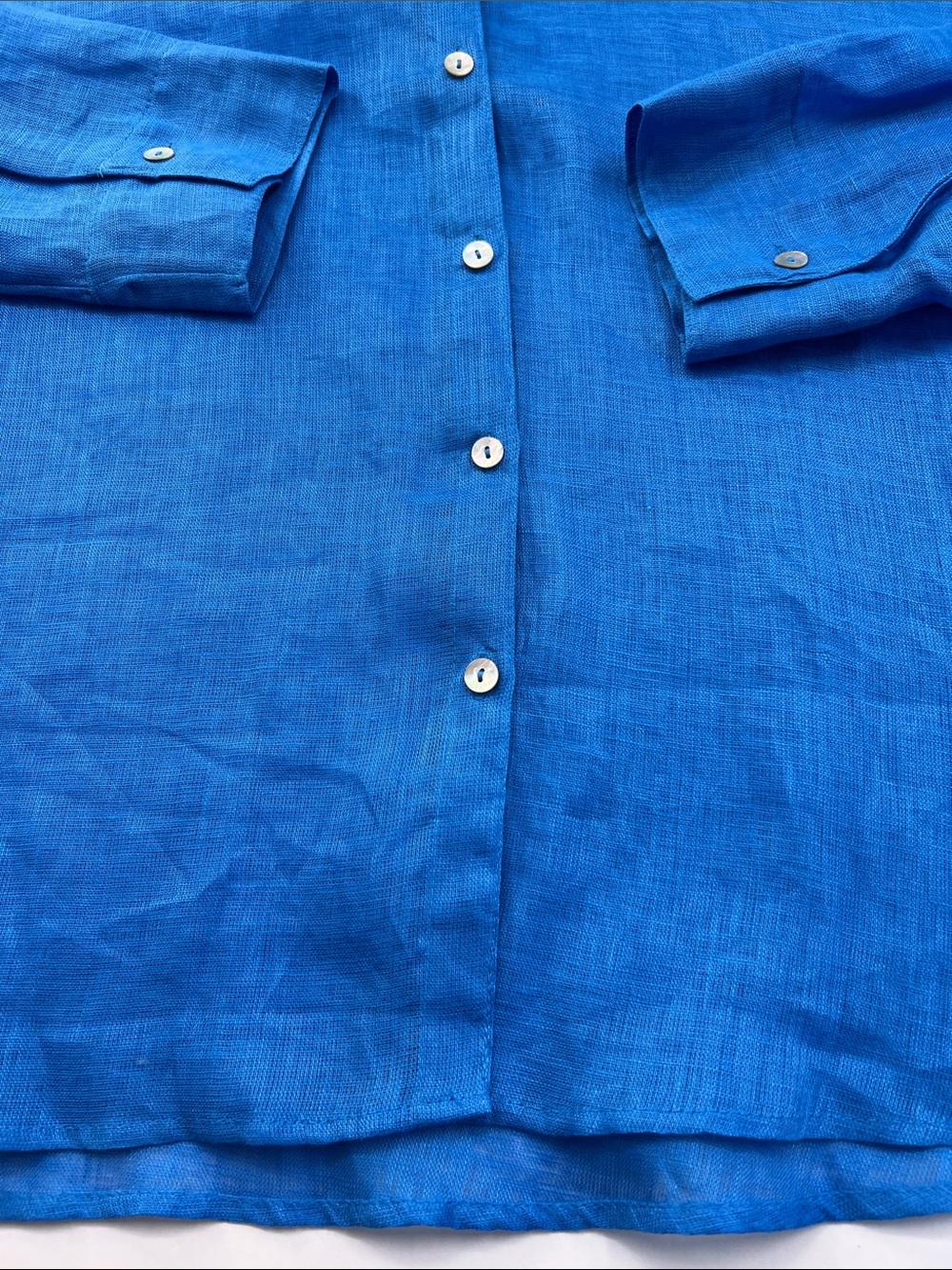 C&C California Sheer Linen Tunic - Picture 9 of 14